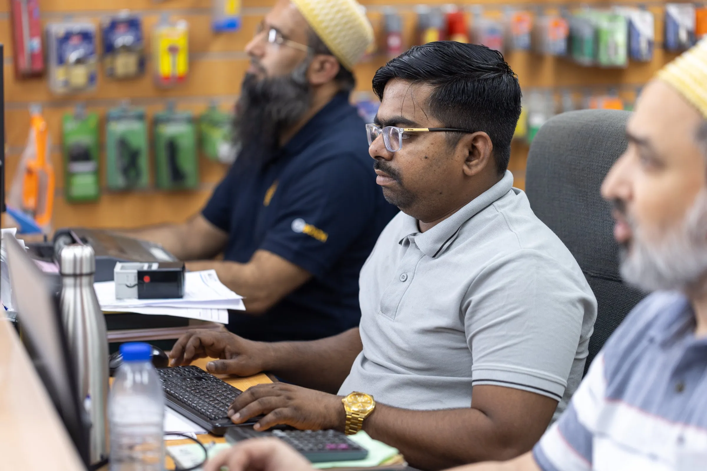 The Albathaa sales desk